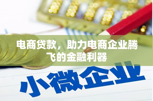 润州电商贷款，助力电商企业腾飞的金融利器