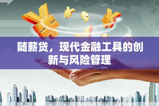 润州随薪贷，现代金融工具的创新与风险管理