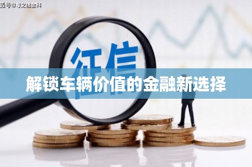 润州解锁车辆价值的金融新选择