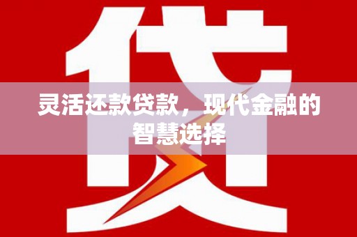 润州灵活还款贷款，现代金融的智慧选择
