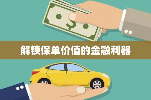 润州解锁保单价值的金融利器