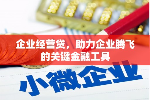 润州企业经营贷，助力企业腾飞的关键金融工具