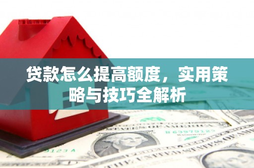 润州贷款怎么提高额度，实用策略与技巧全解析
