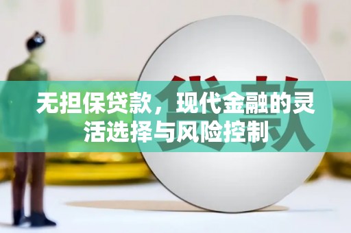润州无担保贷款，现代金融的灵活选择与风险控制