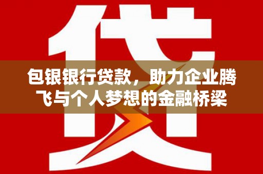 润州包银银行贷款，助力企业腾飞与个人梦想的金融桥梁