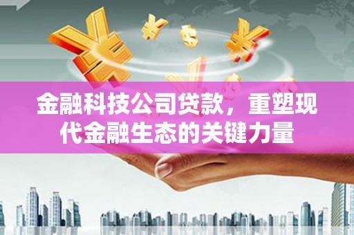 润州金融科技公司贷款，重塑现代金融生态的关键力量