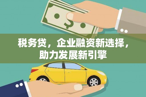 润州税务贷，企业融资新选择，助力发展新引擎