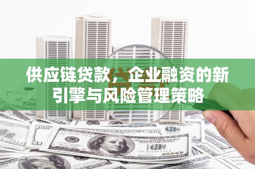 润州供应链贷款，企业融资的新引擎与风险管理策略