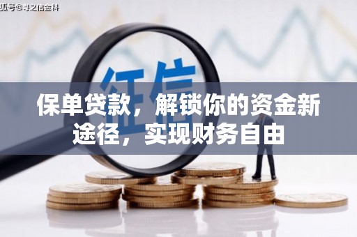 润州保单贷款，解锁你的资金新途径，实现财务自由