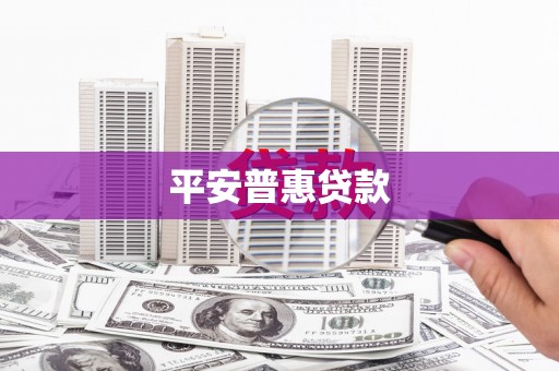 润州平安普惠贷款